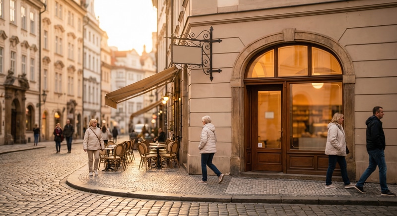 Moderní evropské lázně s moderní architekturou a zelení